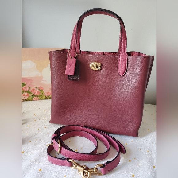 Coach Handbags - Coach Willow Tote Bag 24 in Colorblock